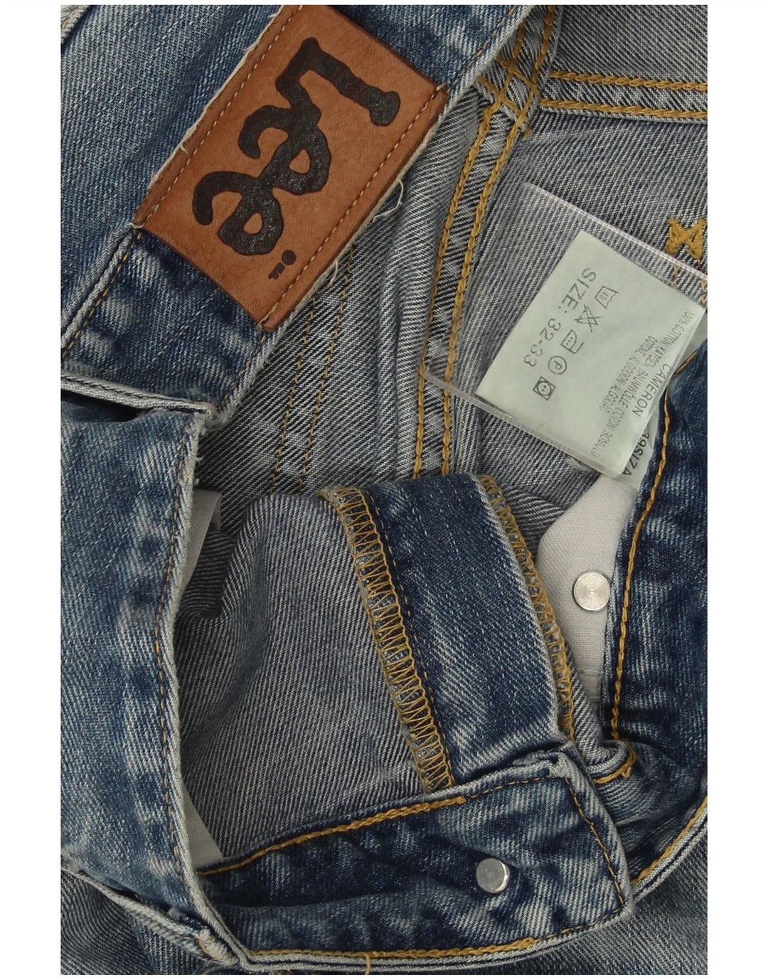 Lee Jean droit homme W32 L33 bleu coton