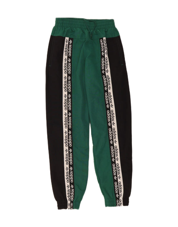 Adidas Pantalon de Survêtement Graphique Joggers XS Vert Colorblock pour Homme