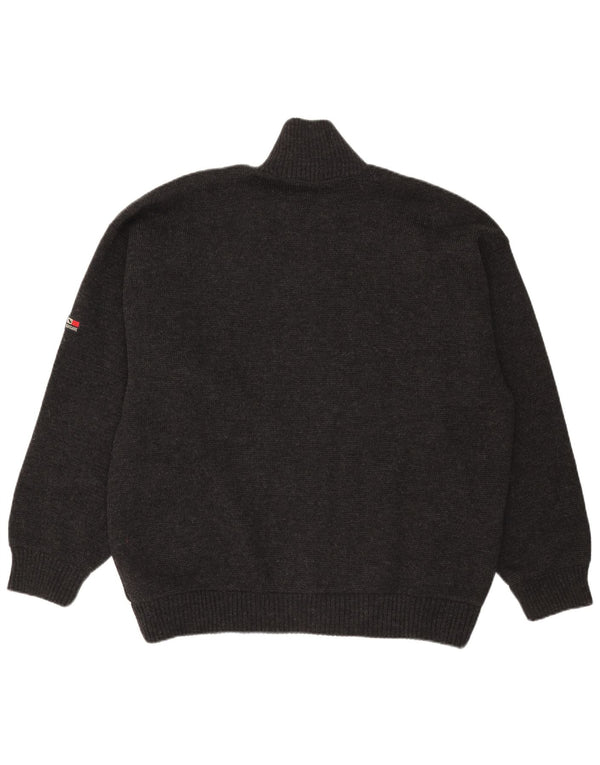 Navigare Cardigan Homme Pull Large Gris Laine