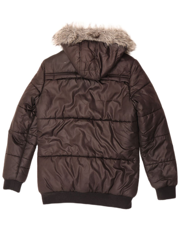 Esprit Veste matelassée à capuche garçon 15-16 ans XL Noir Polyester