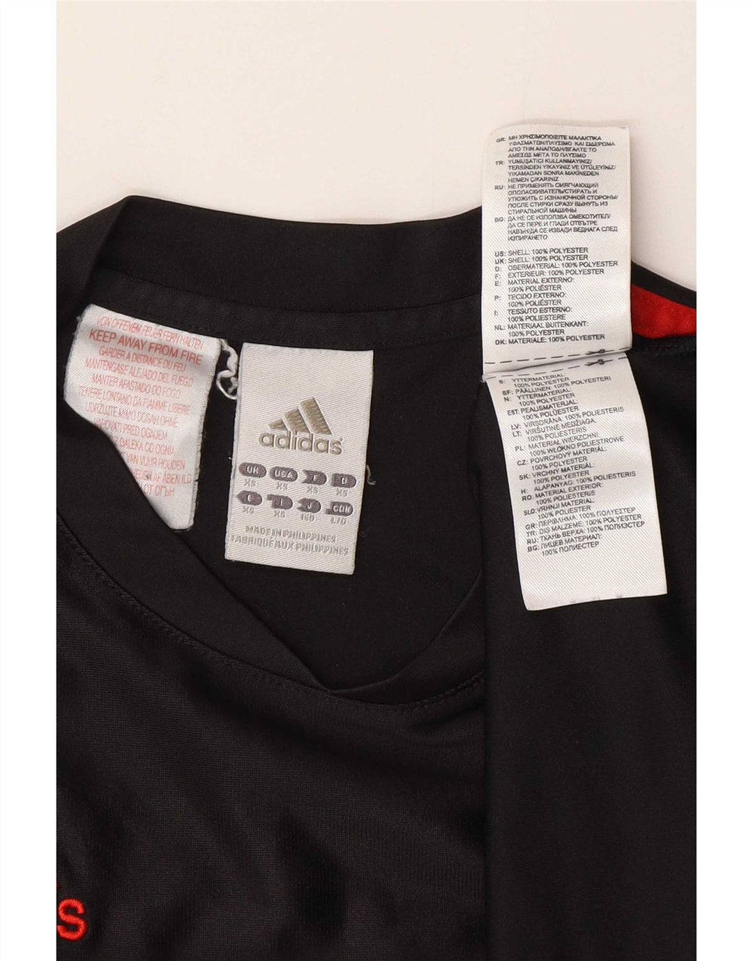 Adidas T-Shirt Homme Top XS Noir Polyester