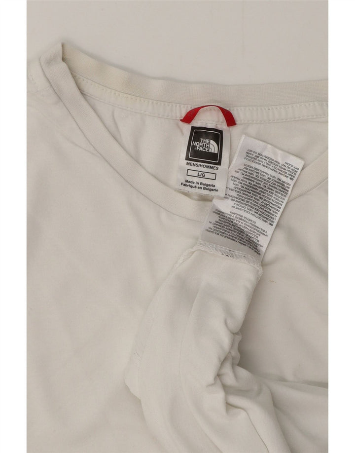 THE NORTH FACE T-Shirt Homme Haut Large Blanc Coton