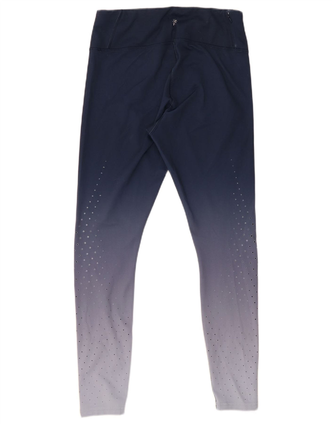 ATHLETA Leggings Femme UK 10 Petit Bleu Marine Colorblock