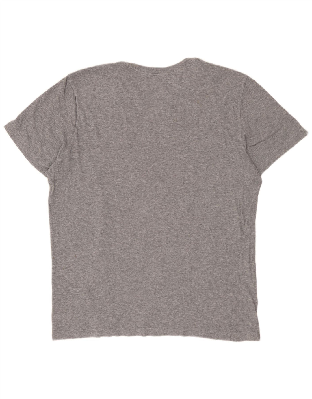 NIKE T-shirt graphique pour hommes, grand, gris, coton
