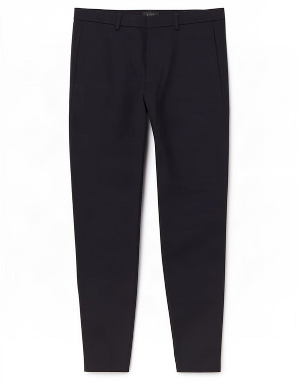 Cos Pantalon Chino Slim Homme EU 50 Large W34 L28 Bleu Marine Viscose