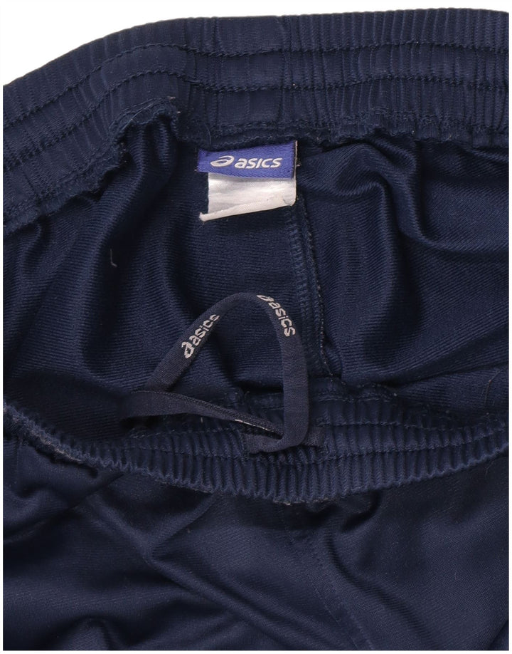 Asics Pantalon de Survêtement Garçon 13-14 ans Large Bleu Marine Polyester