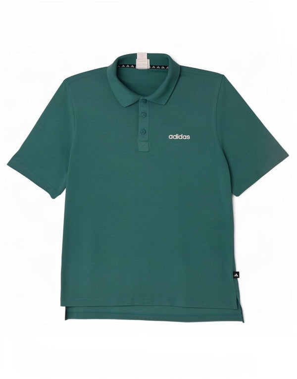 Adidas Polo Homme UK 40/42 Coton Vert Moyen