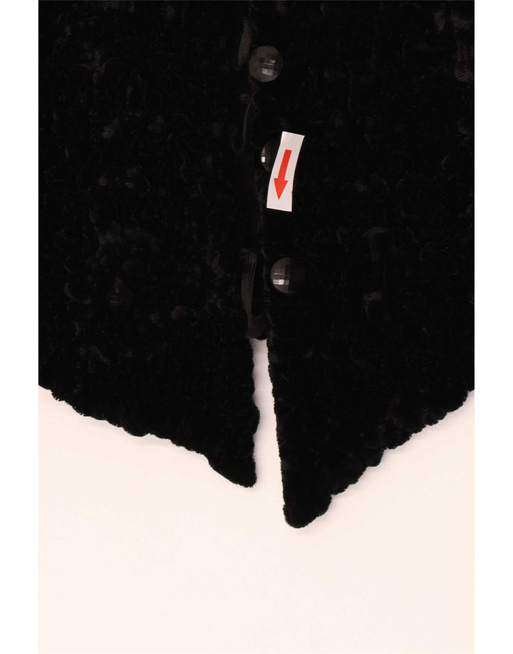 Simonetta Femme Boléro En Velours IT 42 Viscose Noir Moyen