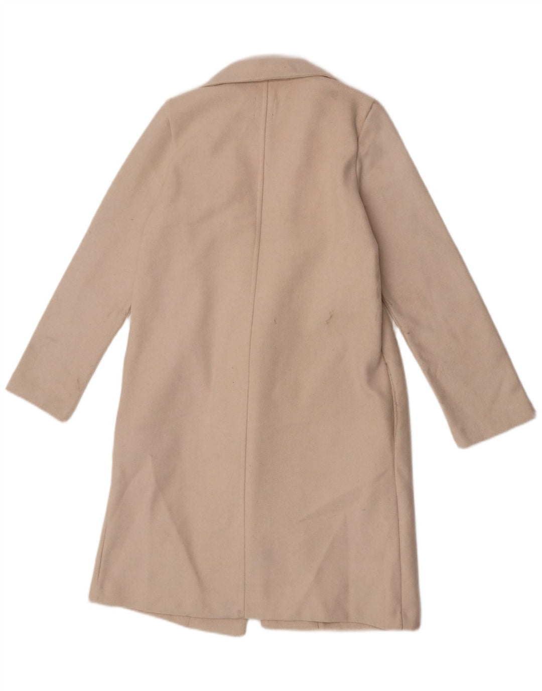Zara Womens Open Pardessus UK 10 Petit Blanc Cassé