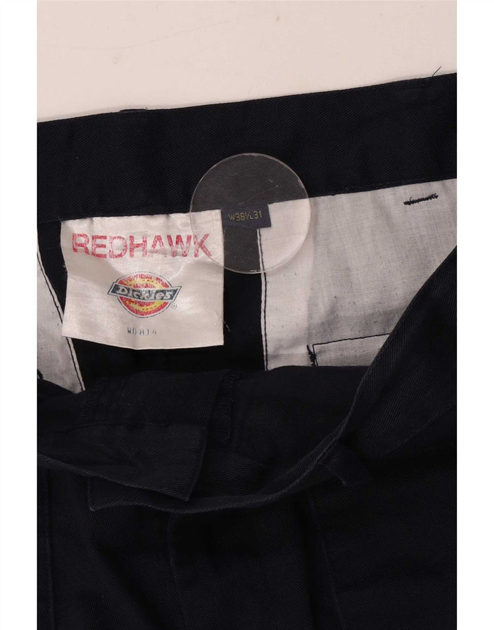 Dickies Pantalon Cargo Droit Redhawk Homme W38 L28 Bleu Marine Polyester