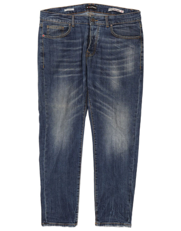 Zu Elements Jean Slim Homme W40 L30 Bleu Coton
