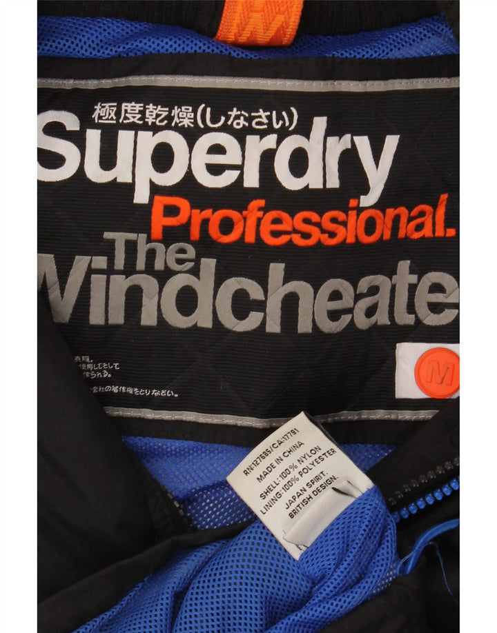 Superdry Veste Coupe-Vent The Windcheater Homme Noir Moyen Nylon