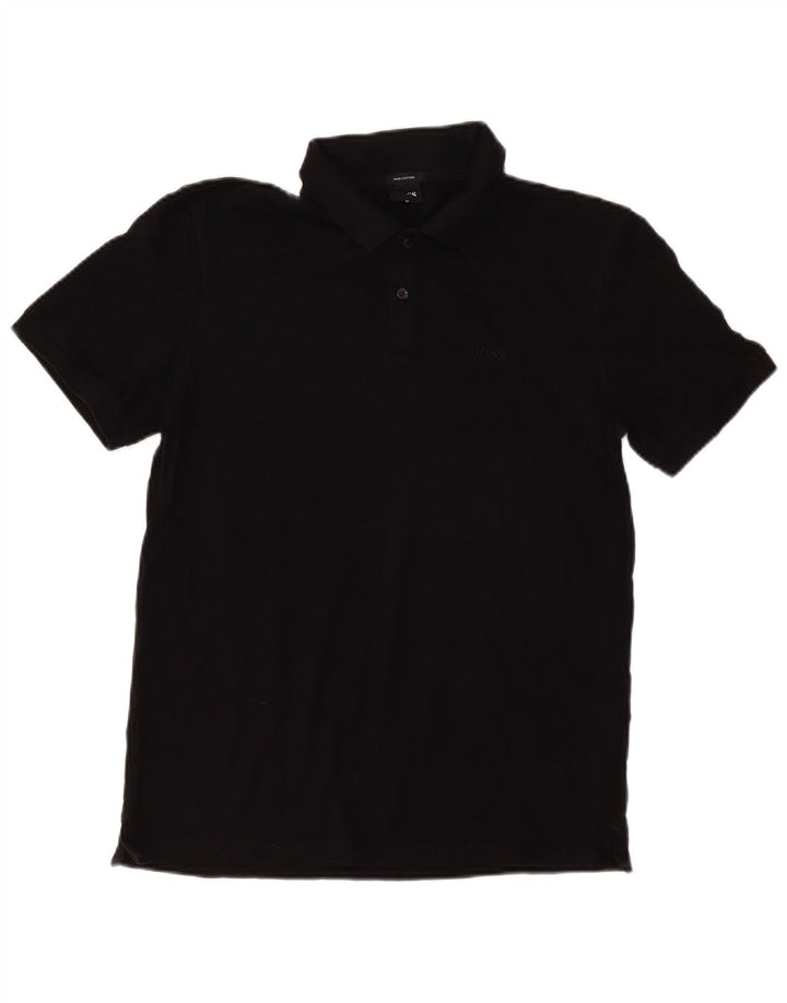 Hugo Boss Polo Homme Coton Noir Moyen