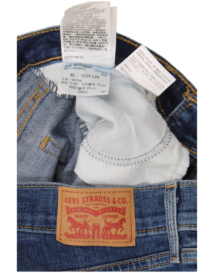 Levi's Jean droit classique femme US 8 Medium W29 L28 Bleu Coton