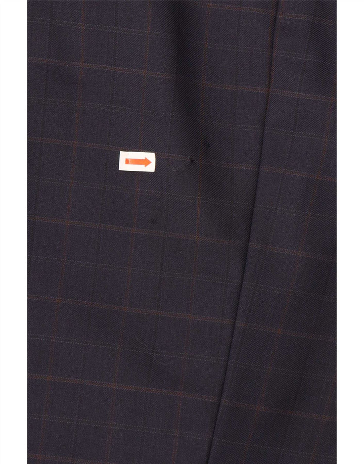 Tommy Hilfiger Veste blazer sur mesure pour homme IT 46 Petit carreaux bleu marine