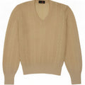Geyer Pull transparent à col en V pour femme EU 42 Large Beige