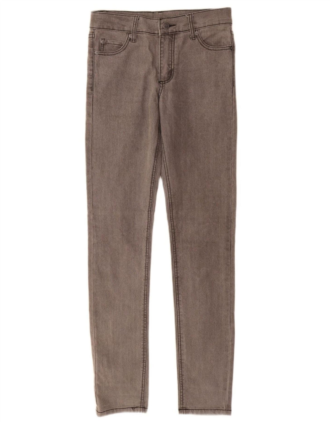 CHEAP MONDAY Jean Skinny Femme W27 L32 Gris Coton