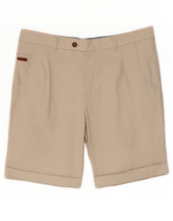 Zara Short décontracté pour homme Pegged EU 42 Large W32 Coton Beige