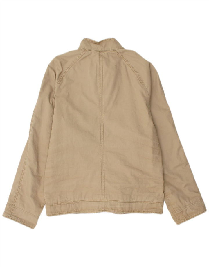 HOLLISTER Veste Bomber Homme UK 42 XL Beige Coton