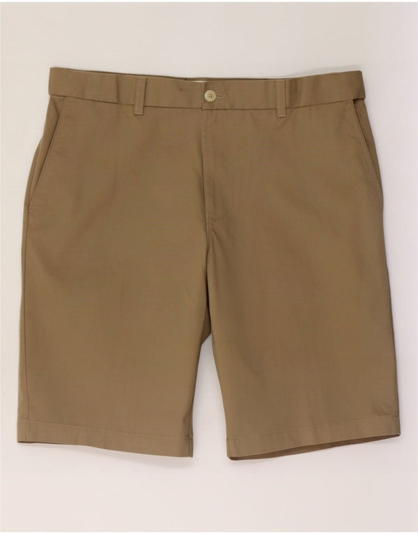 Marks & Spencer Short Chino Homme Large W34 Beige Polyester