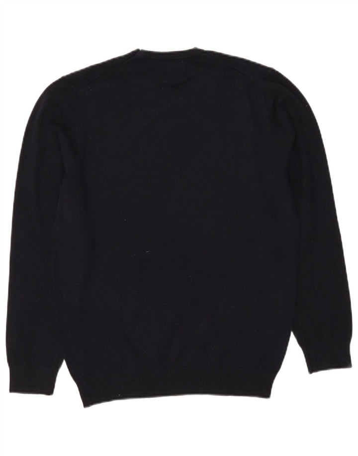 Zara Pull à col rond pour homme Petit Bleu marine