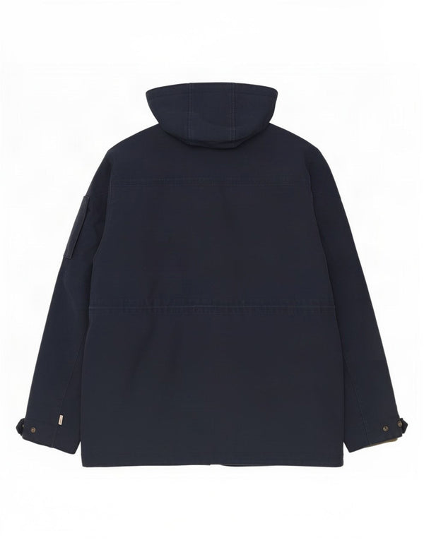 Timberland Veste utilitaire à capuche pour homme UK 44 2XL Bleu marine Coton