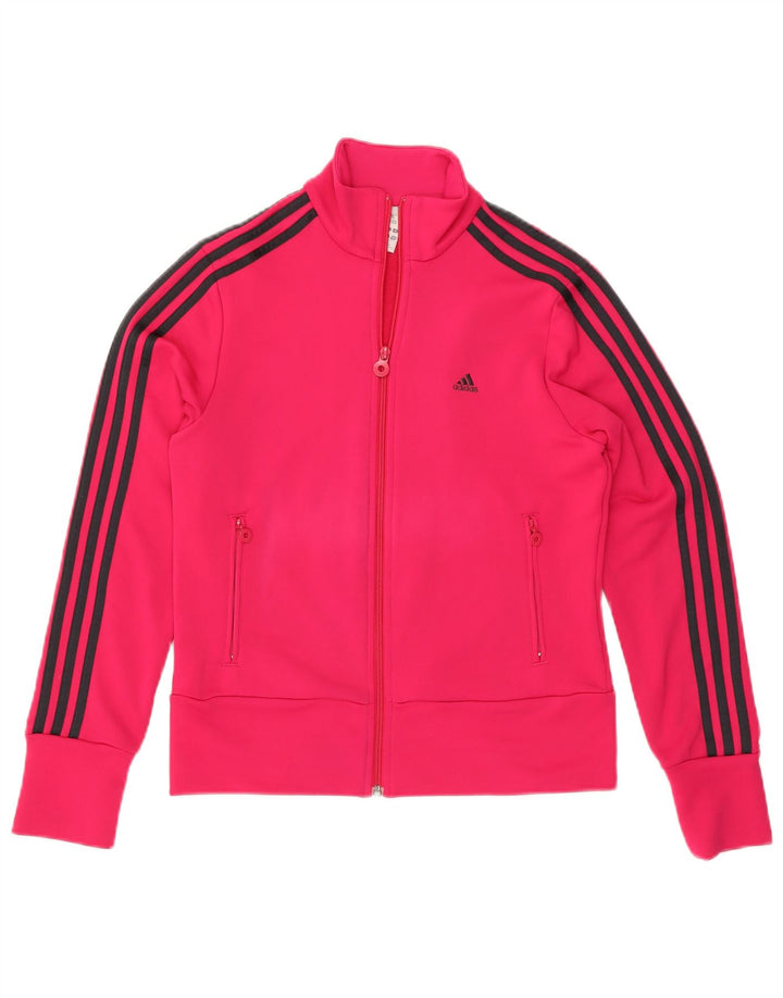 Adidas Veste de survêtement pour femme UK 14 Rose moyen Polyester
