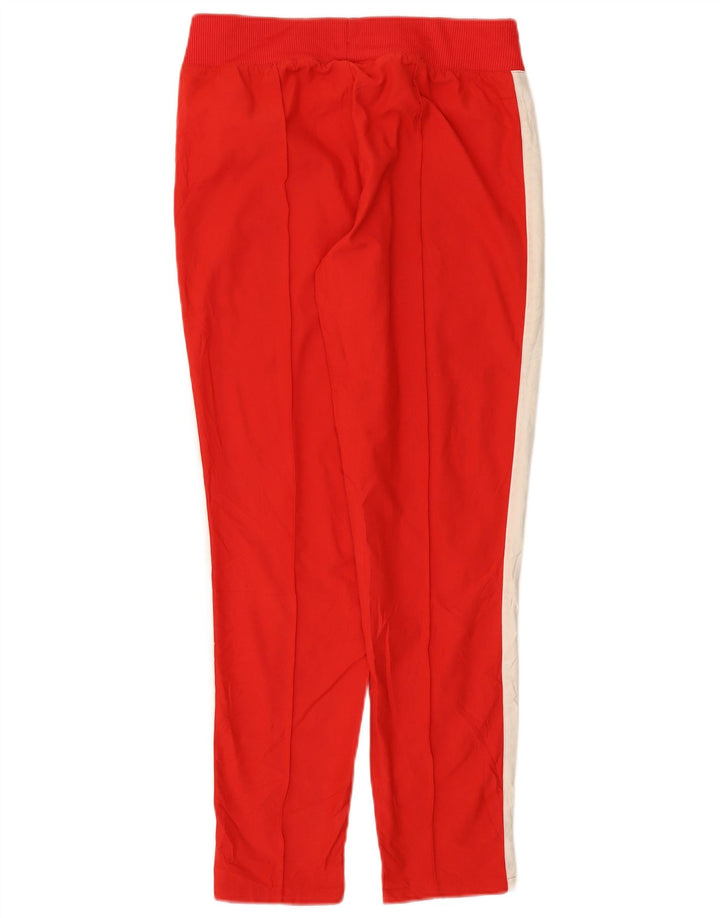 Puma Pantalon de survêtement pour femme UK 12 Polyester color block rouge moyen