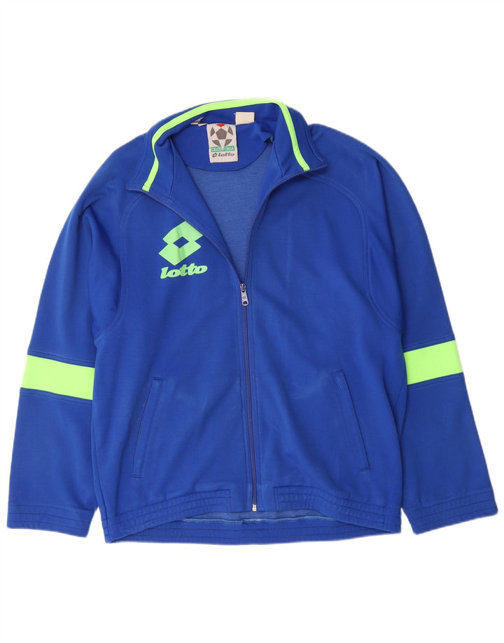 Lotto Veste de Survêtement Graphique pour Homme Grand Bleu Colorblock