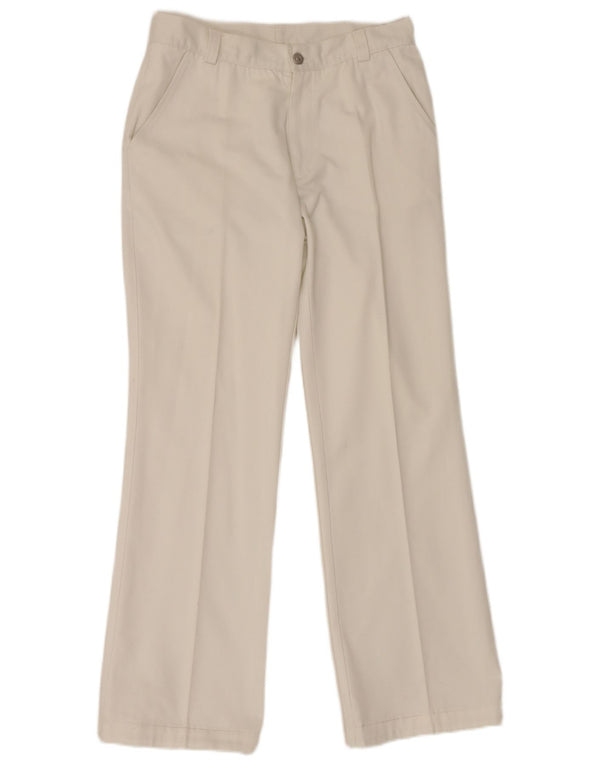 Pantalon Chino Droit Femme Energie W36 L33 Blanc Polyester