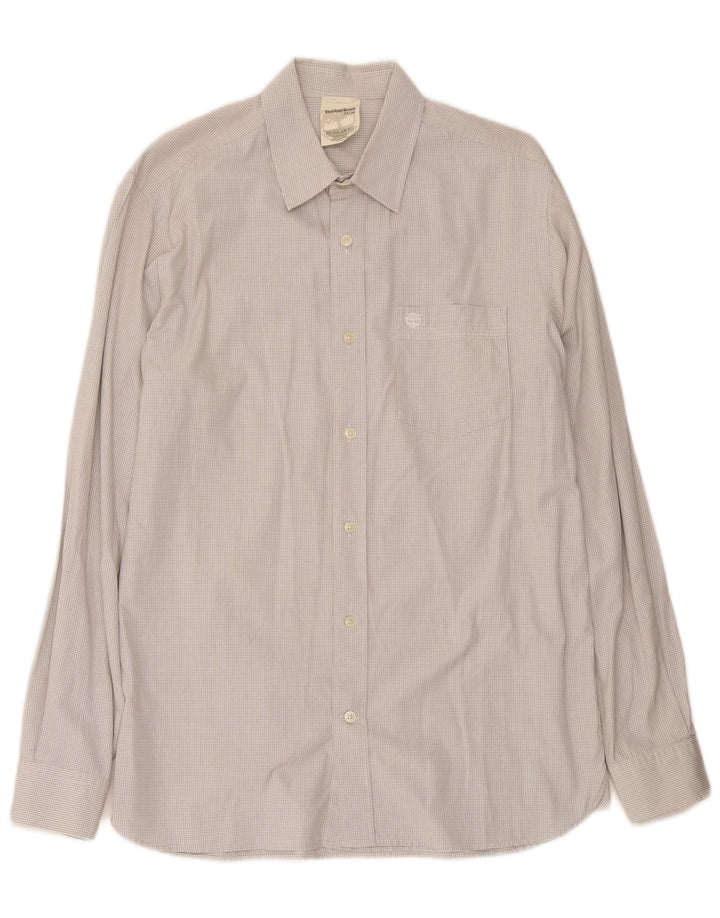 Timberland Chemise Regular Fit Homme Gris Moyen à Carreaux