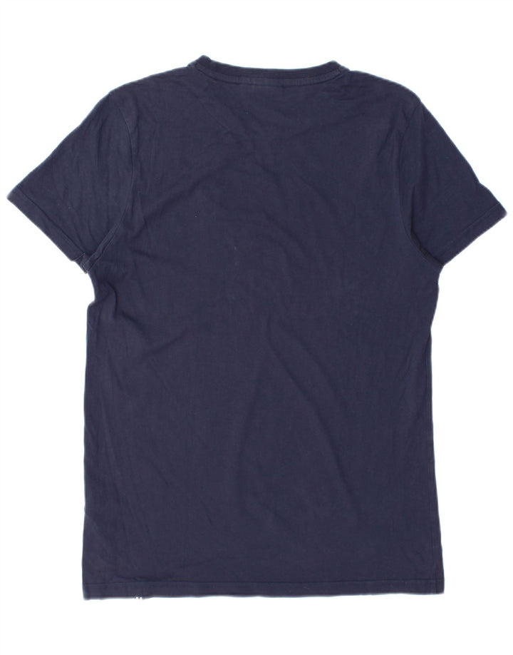 Fila T-Shirt Homme Bleu Marine Moyen Coton
