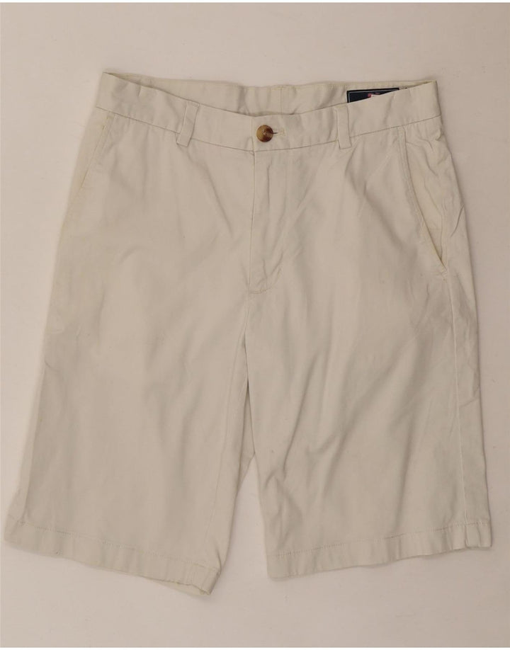 VINEYARD VINES Short Chino Homme W30 Coton Blanc Moyen