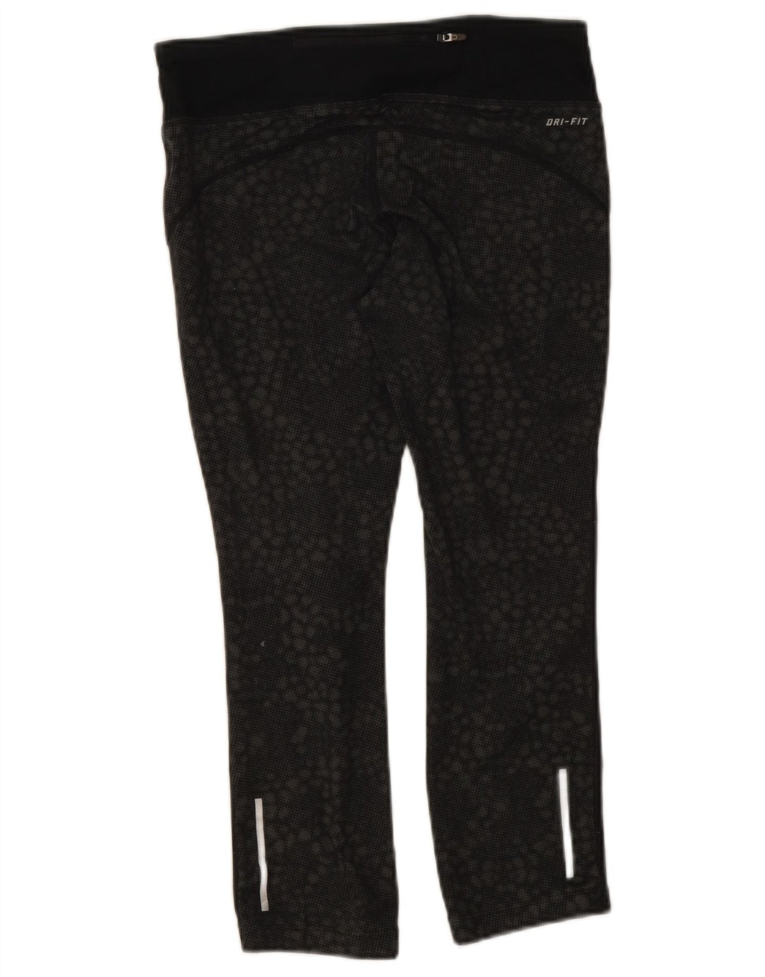 Nike Legging Dri Fit pour femme UK 10 Petit Noir Géométrique