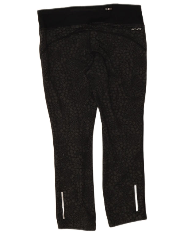 Nike Legging Dri Fit pour femme UK 10 Petit Noir Géométrique