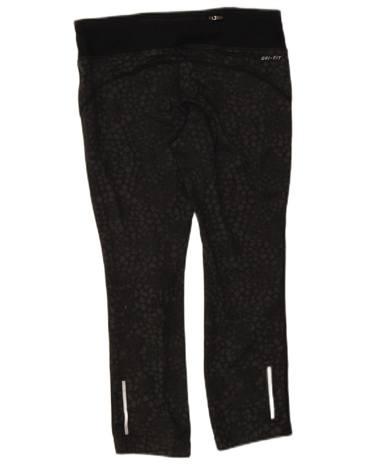 Nike Legging Dri Fit pour femme UK 10 Petit Noir Géométrique