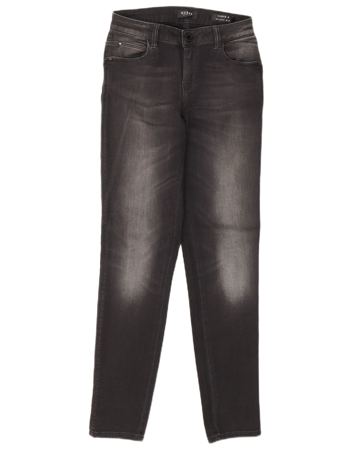 Guess Femme Curvy X Jean Skinny Taille Mi-haute W25 L30 Gris