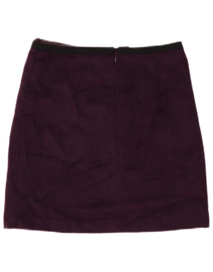 MARKS & SPENCER Mini-jupe femme UK 10 Small W28 Violet Polyester