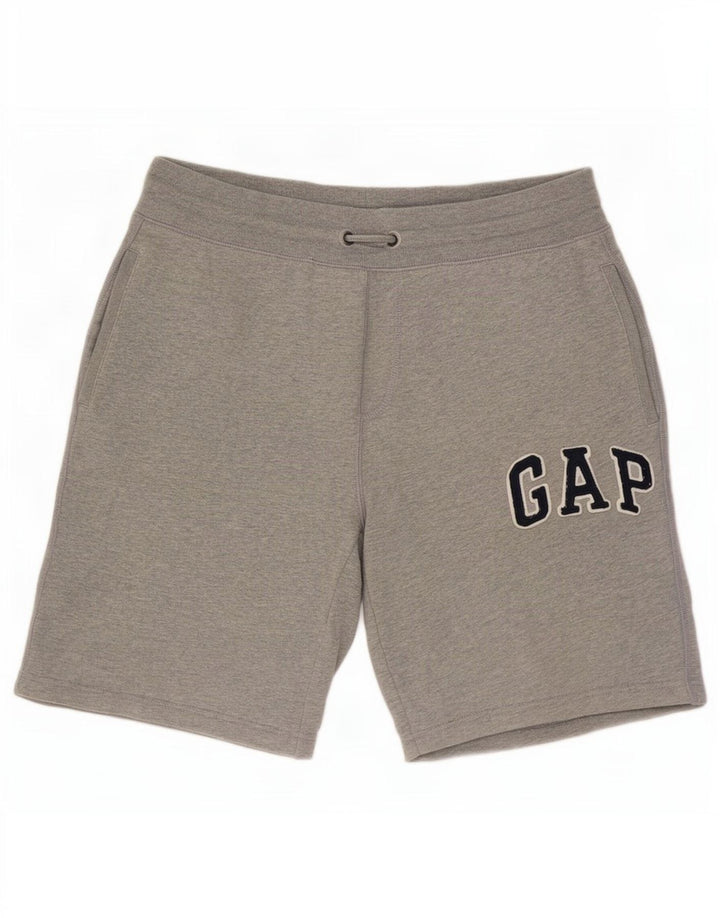 Gap Short de Sport Graphique Homme Gris Moyen Coton