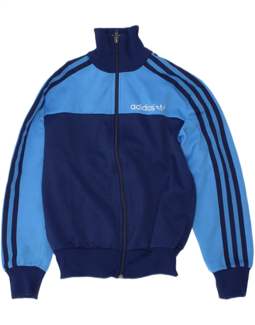 ADIDAS Veste de Survêtement Garçon 9-10 Ans Bleu Marine Colourblock