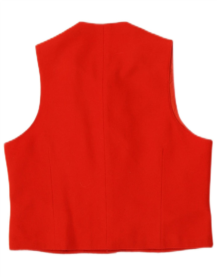 gilet femme vintage UK 12 Rouge moyen