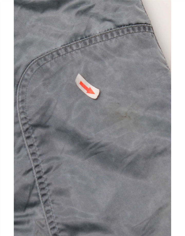 veste coupe-vent surdimensionnée à capuche vintage pour femmes IT 44 Bleu moyen