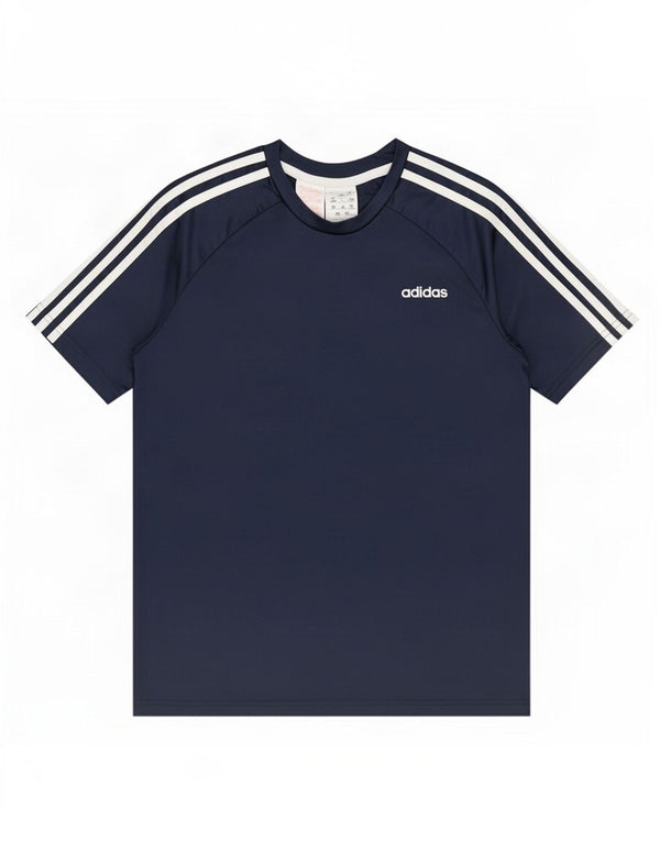 Adidas Garçon Climalite T-Shirt Top 13-14 ans Bleu Marine Polyester