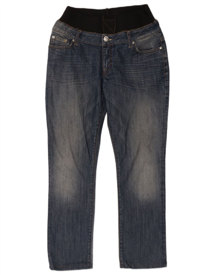 Guess Jean Droit Femme W24 L28 Bleu Colorblock