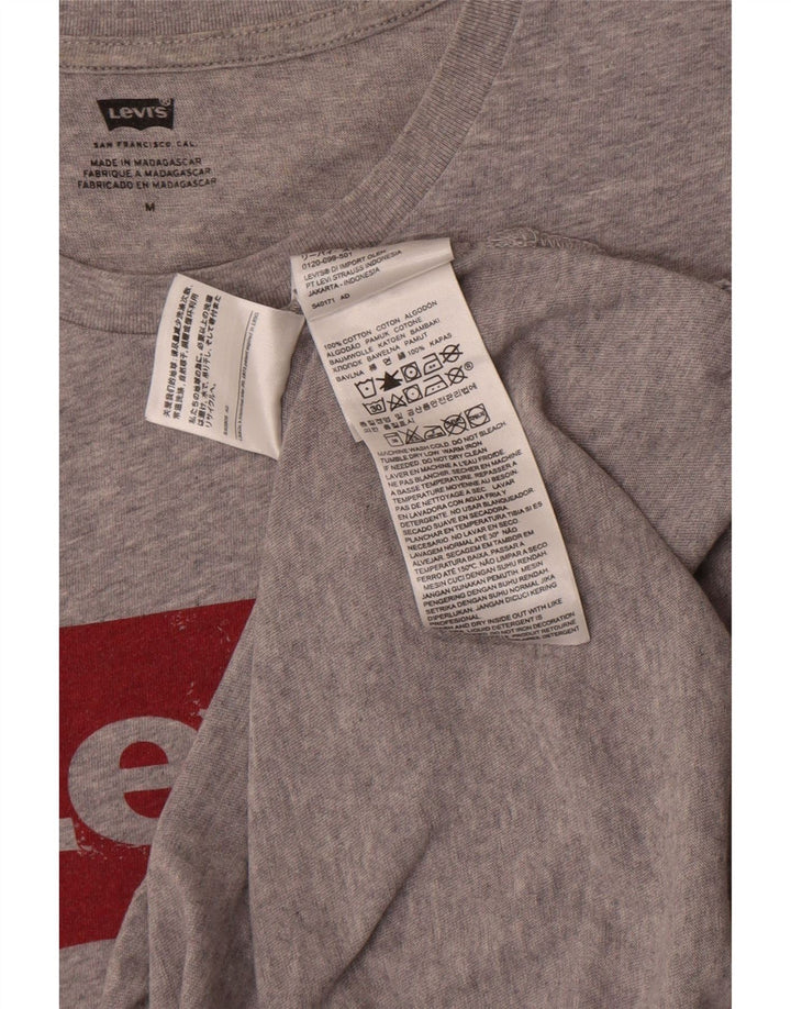 Levi's Tee-Shirt Graphique Homme Gris Moyen Flecked Cotton