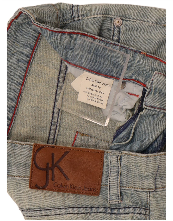 Calvin Klein Jean droit femme W29 L32 bleu coton