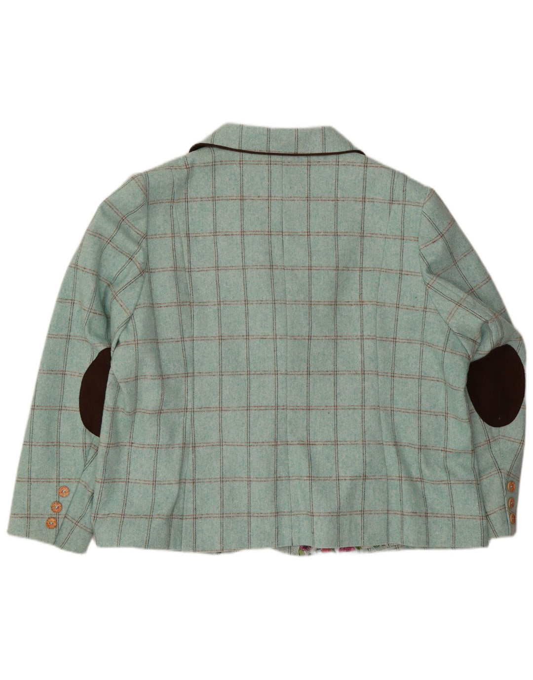 Joe Browns Veste blazer 3 boutons pour femme UK 30 7XL Turquoise Check