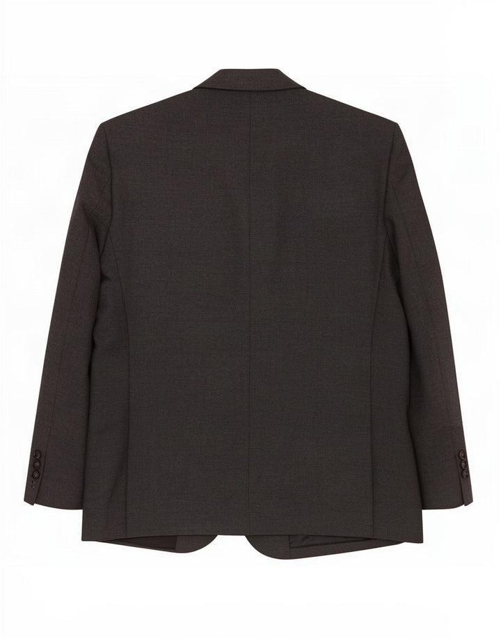 Marks & Spencer Veste blazer à 2 boutons pour homme UK 42 Large Gris Polyester