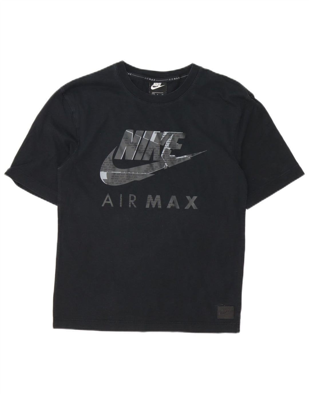 Nike T-shirt graphique pour homme en coton noir Taille S