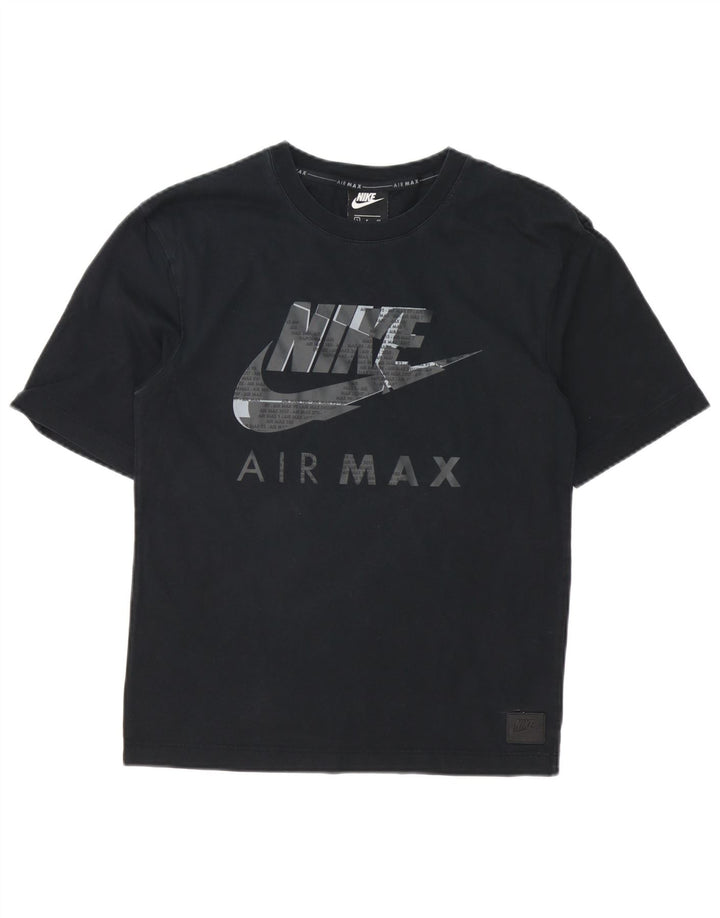 Nike T-shirt graphique pour homme en coton noir Taille S